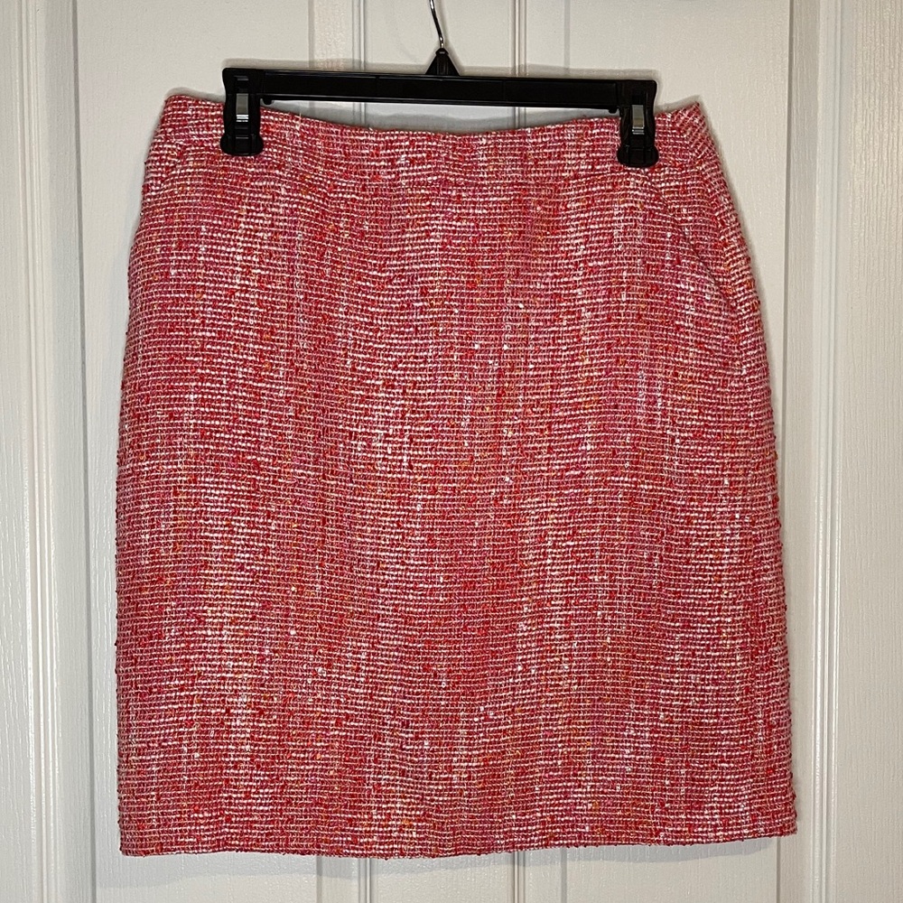 CATO: Pink & Orange Pencil Skirt